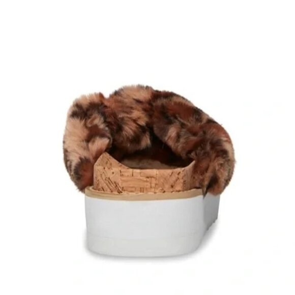 STEVEN NEW YORK Cado Faux Fur Sandal - Picture 2 of 7